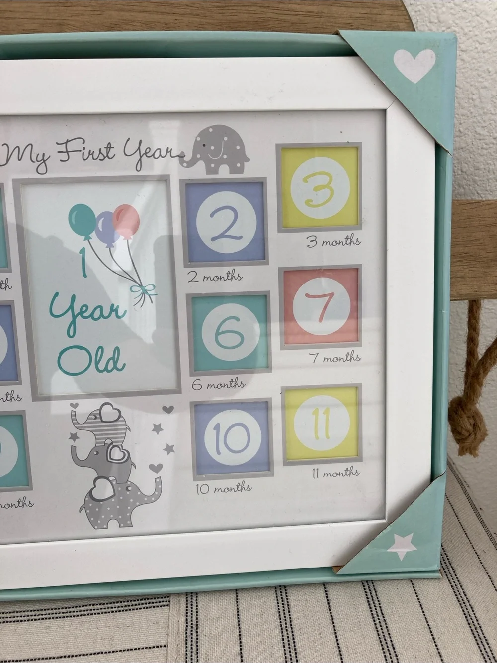 SALE! 50% Off NWT My First Year Baby Milestone Frame  10.75” x 13.75”